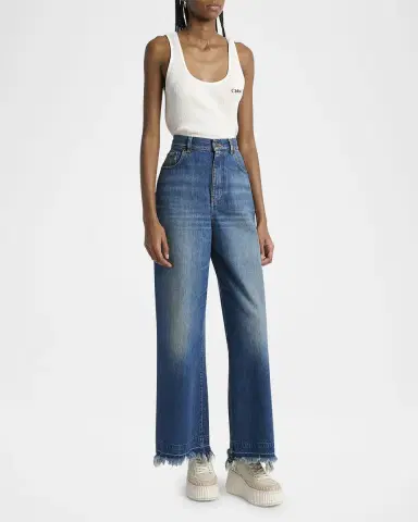 Chloé Nama Mixed Leather Platform Sneakers | Thumbnail 2