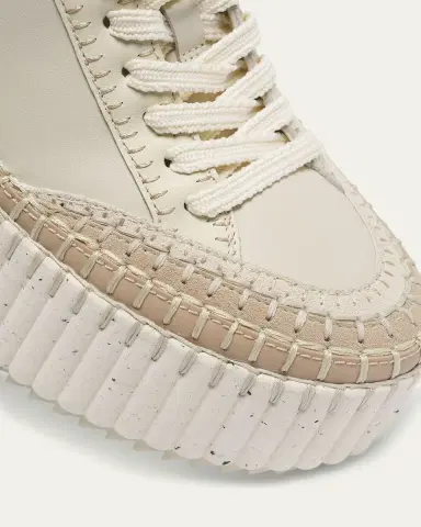 Chloé Nama Mixed Leather Platform Sneakers | Thumbnail 15
