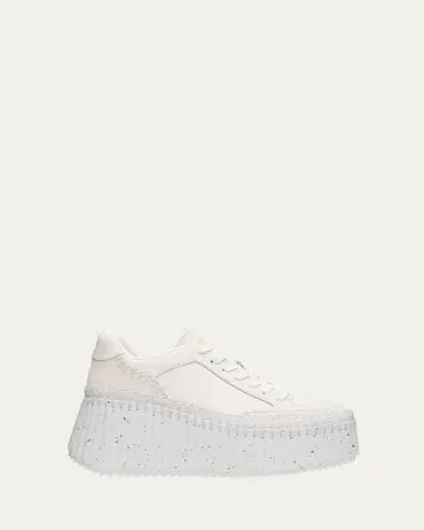 Chloé Nama Mixed Leather Platform Sneakers | Thumbnail 7