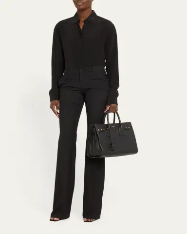 Saint Laurent Sac De Jour Small Leather Top-Handle Bag | Thumbnail 9 Saint Laurent Sac De Jour Small Leather Top-Handle Bag | Thumbnail 9