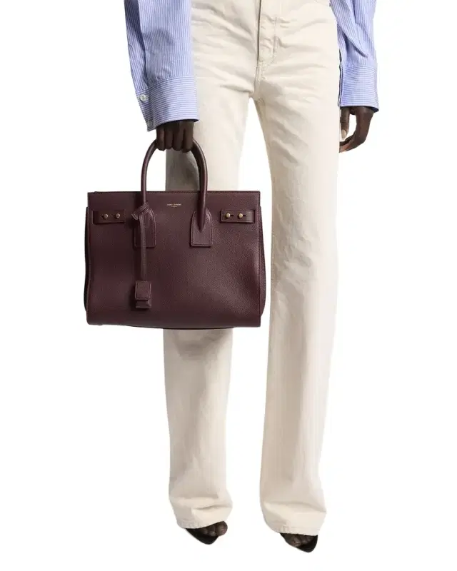 Sac De Jour Small Leather Top-Handle Bag