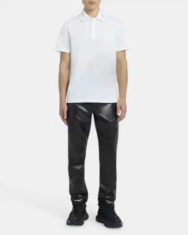 Versace Men's Medusa-Collar Pique Polo Shirt | Thumbnail 15