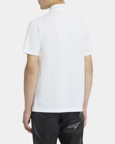 Versace Men's Medusa-Collar Pique Polo Shirt | Thumbnail 16