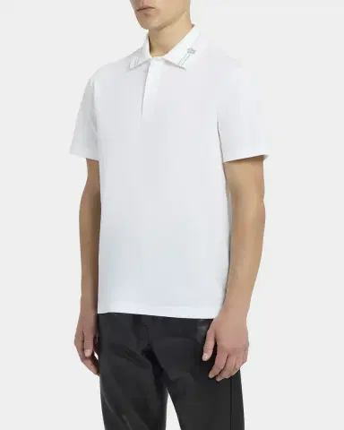 Versace Men's Medusa-Collar Pique Polo Shirt | Thumbnail 17