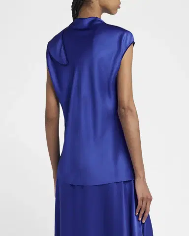 Giorgio Armani Double Silk Satin Blouse | Thumbnail 2 Giorgio Armani Double Silk Satin Blouse | Thumbnail 2