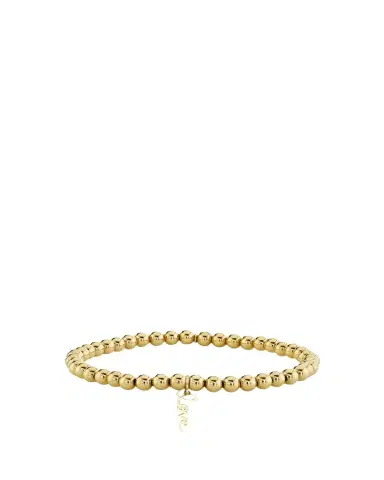 Sydney Evan 14K Mini Pure Love Script Stretch Bracelet | Thumbnail 1 Sydney Evan 14K Mini Pure Love Script Stretch Bracelet | Thumbnail 1