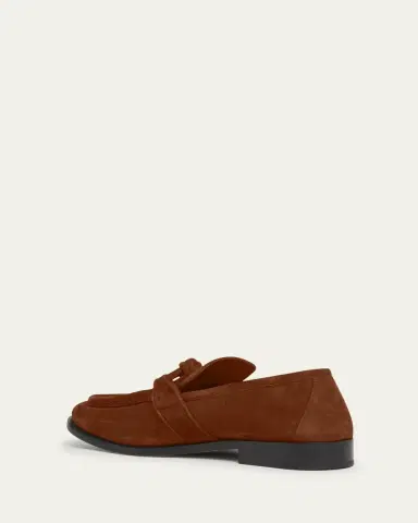 Bottega Veneta Men's Astaire Leather Knot Loafers | Thumbnail 4 Bottega Veneta Men's Astaire Leather Knot Loafers | Thumbnail 4