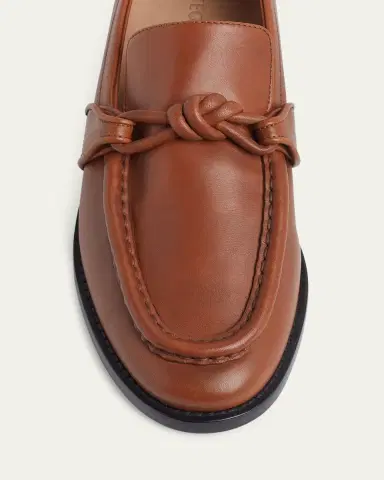 Bottega Veneta Men's Astaire Leather Knot Loafers | Thumbnail 5 Bottega Veneta Men's Astaire Leather Knot Loafers | Thumbnail 5
