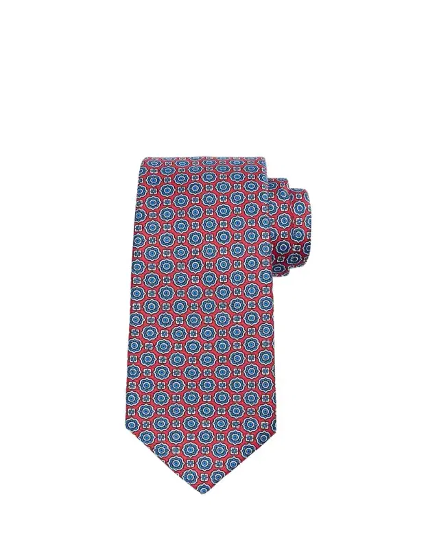 Men's Floral Medallion Silk Tie