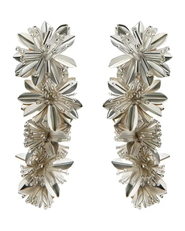 Oscar de la Renta Fireworks Tassel Earrings