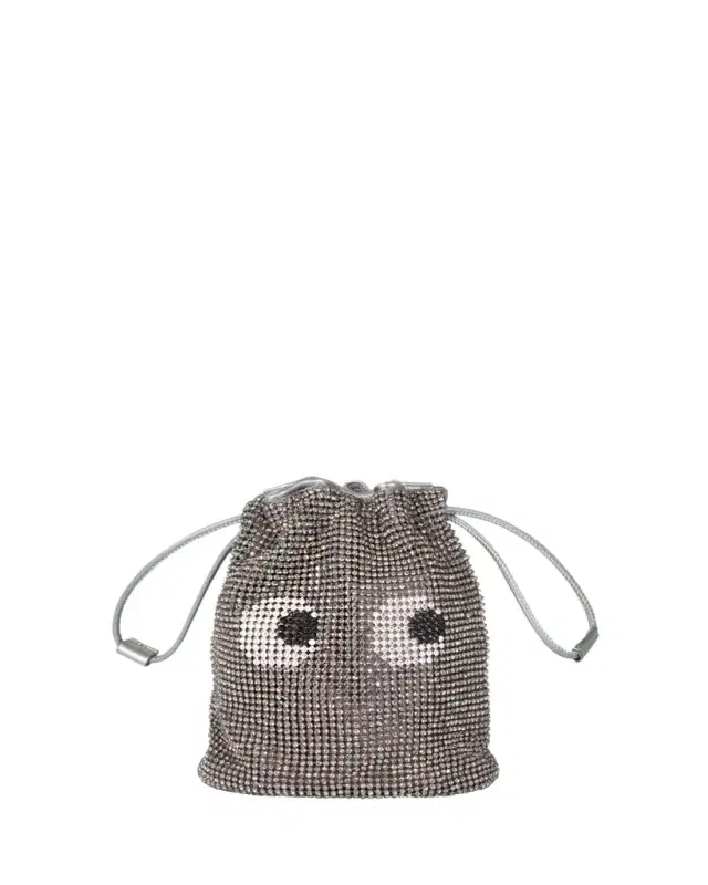 Anya Hindmarch Eyes Mesh Crystal Pouch Bag