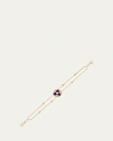 Gyan Jaipur Aravali Yantra Diamond and Lapis Bracelet | Thumbnail 1 Gyan Jaipur Aravali Yantra Diamond and Lapis Bracelet | Thumbnail 1