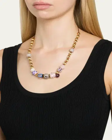 TOHUM Design Blown Glass Charm Necklace | Thumbnail 2
