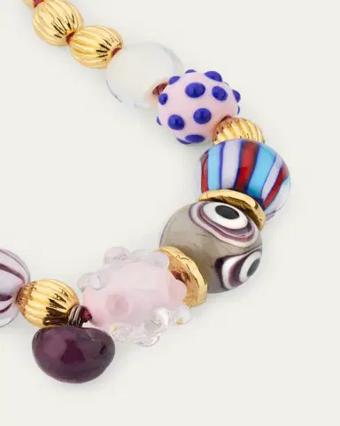 TOHUM Design Blown Glass Charm Necklace | Thumbnail 3