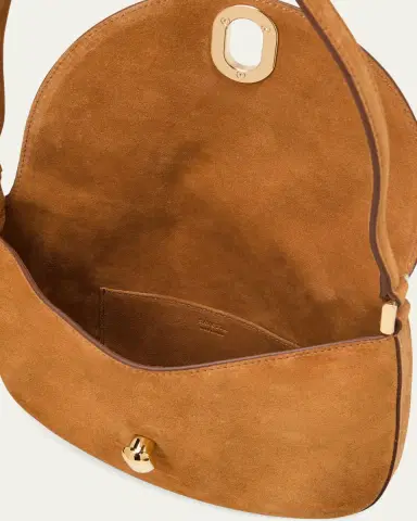Savette The Tondo Suede Hobo Bag | Thumbnail 12