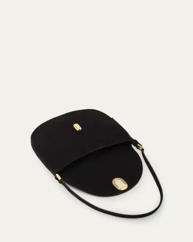 Savette The Tondo Suede Hobo Bag | Thumbnail 8