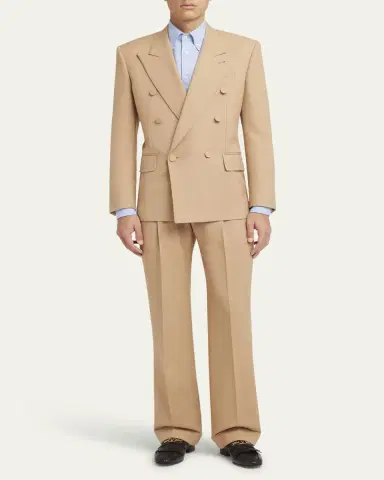 Valentino Garavani Men's VLogo Oxford Sport Shirt | Thumbnail 6