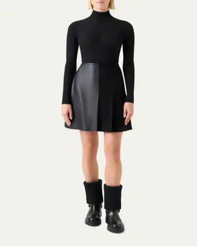 Akris Cashmere-Silk Fine Ribbed Knit Pullover | Thumbnail 2