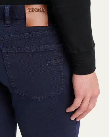 ZEGNA Men's Comfort Delave Five-Pocket Jeans | Thumbnail 2