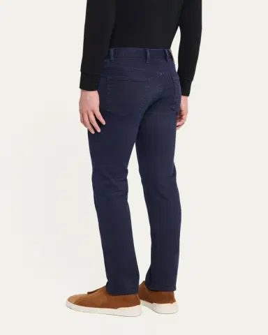 ZEGNA Men's Comfort Delave Five-Pocket Jeans | Thumbnail 3