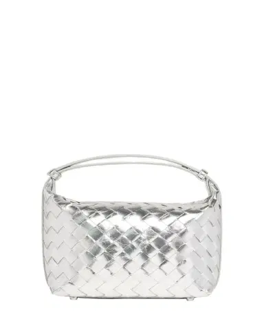 Bottega Veneta Mini Wallace Metallic Leather Shoulder Bag | Thumbnail 1 Bottega Veneta Mini Wallace Metallic Leather Shoulder Bag | Thumbnail 1