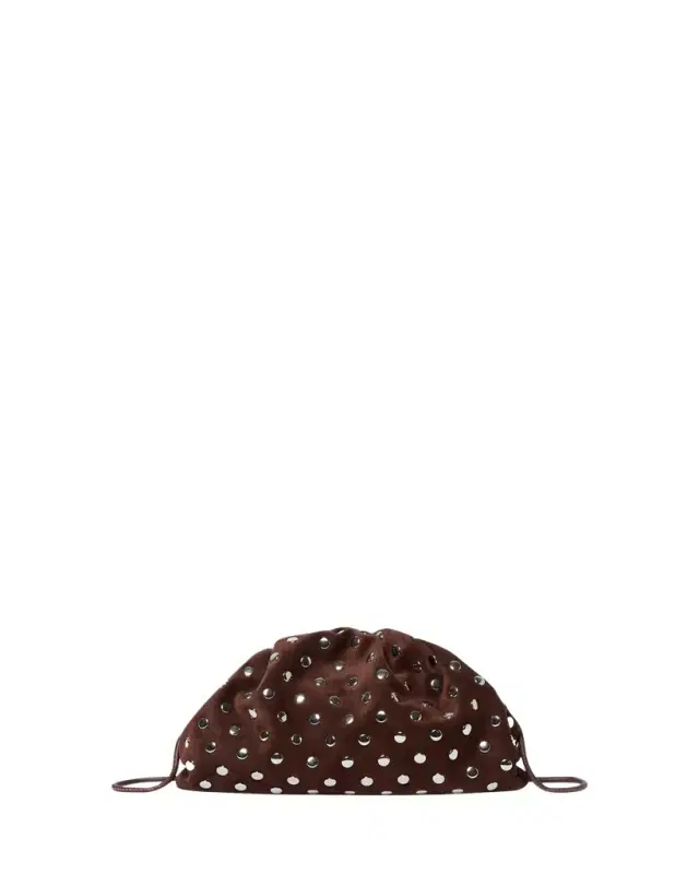 Loeffler Randall Bailey Studded Leather Clutch Bag