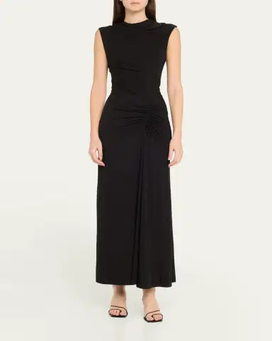 Simkhai Acacia Sleeveless Gathered Midi Dress | Thumbnail 2