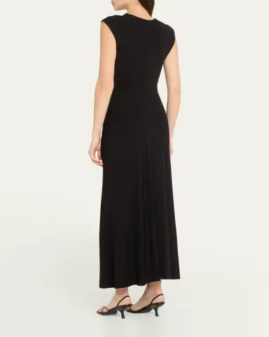 Simkhai Acacia Sleeveless Gathered Midi Dress | Thumbnail 3