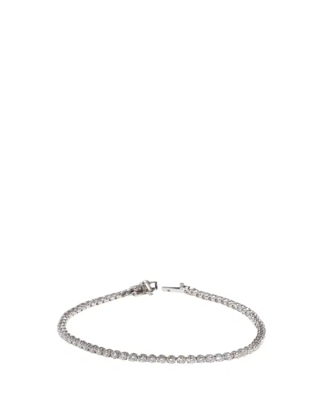 Kendall Row 14K White Gold Lab Grown Diamond Tennis Bracelet