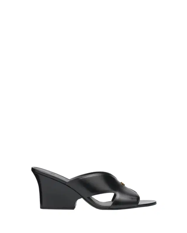 Vera Leather Slide Sandals