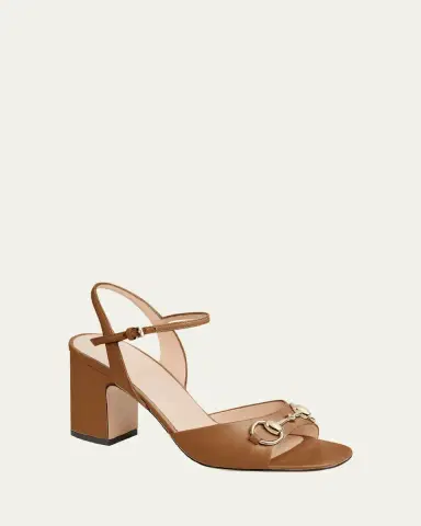 Gucci Lady Horsebit Leather Sandals | Thumbnail 3 Gucci Lady Horsebit Leather Sandals | Thumbnail 3