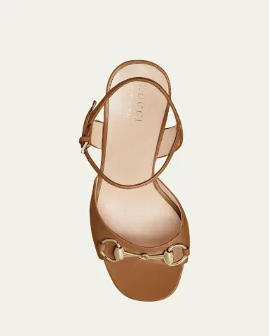 Gucci Lady Horsebit Leather Sandals | Thumbnail 5 Gucci Lady Horsebit Leather Sandals | Thumbnail 5