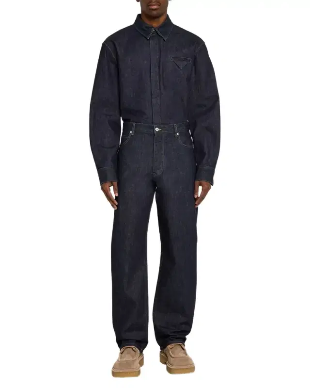 Bottega Veneta Men's Soft Denim Trousers