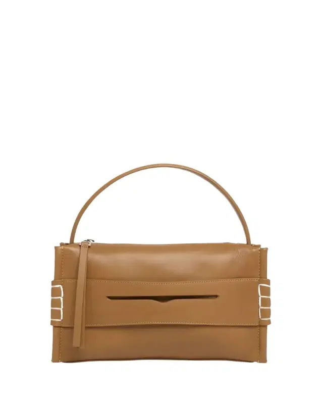 JW Anderson Penny Loafer Leather Top-Handle Bag