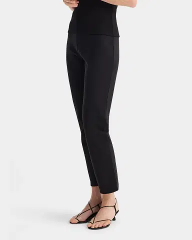 RÓHE Cigarette Scuba Trousers | Thumbnail 3