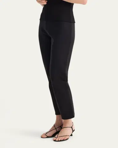 RÓHE Cigarette Scuba Trousers | Thumbnail 8