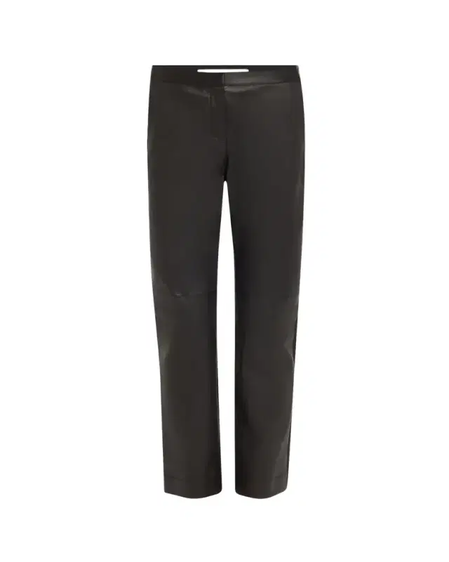 Leather and Acclaimed Stretch Cigarette Pants