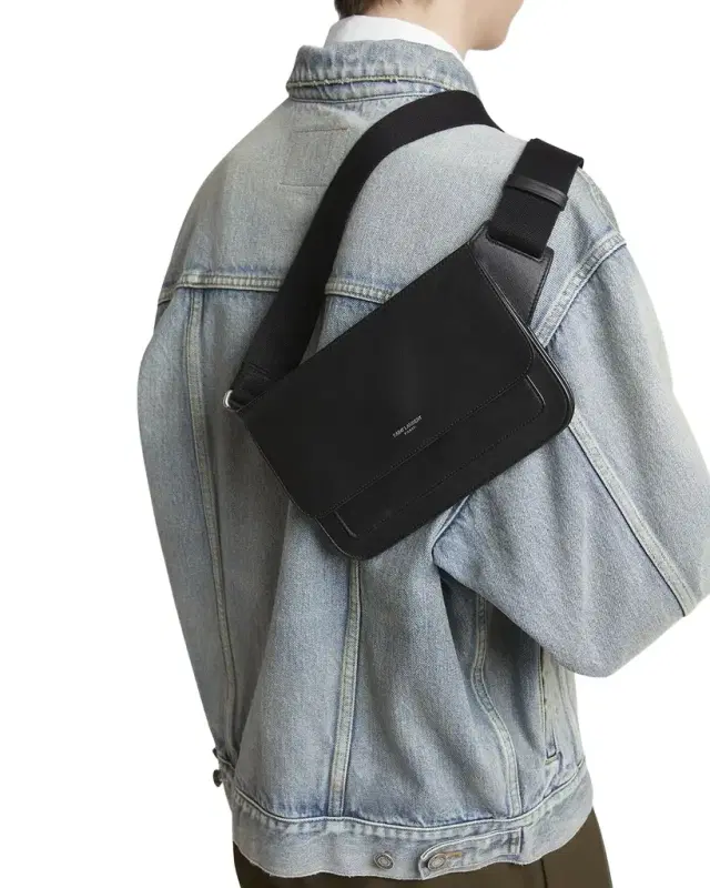 Men's New Line Leather Belt Bag