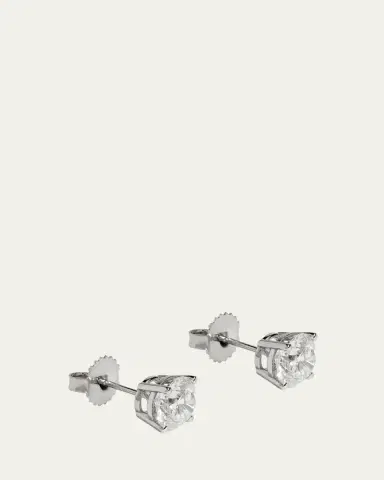 Kendall Row 14K White Gold Lab Grown Diamond Stud Earrings | Thumbnail 4