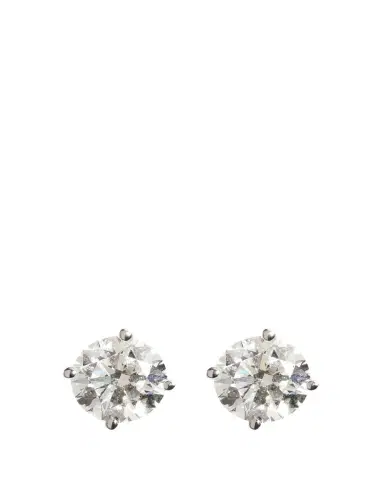 Kendall Row 14K White Gold Lab Grown Diamond Stud Earrings | Thumbnail 1