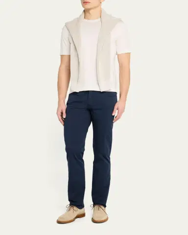 Cesare Attolini Men's Stretch Five-Pocket Pants | Thumbnail 2 Cesare Attolini Men's Stretch Five-Pocket Pants | Thumbnail 2