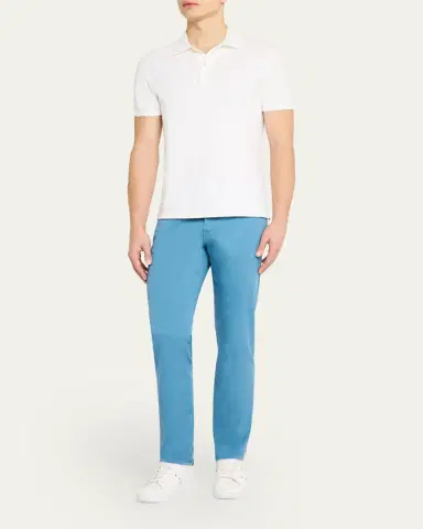 Cesare Attolini Men's Stretch Five-Pocket Pants | Thumbnail 12 Cesare Attolini Men's Stretch Five-Pocket Pants | Thumbnail 12