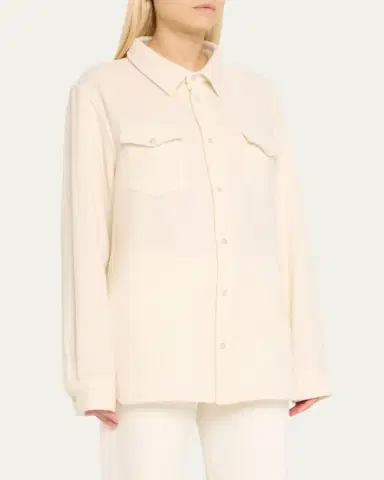 God’s True Cashmere Cashmere Button-Front Shirt | Thumbnail 4 God’s True Cashmere Cashmere Button-Front Shirt | Thumbnail 4