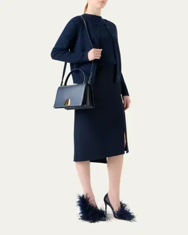 Akris Alice Flap Leather Crossbody Bag | Thumbnail 4 Akris Alice Flap Leather Crossbody Bag | Thumbnail 4