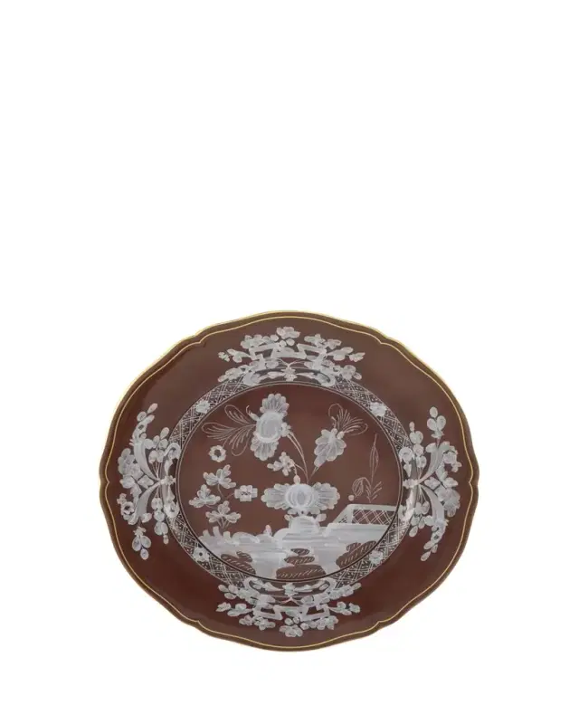 GINORI 1735 Oriente Italiano Castagna Charger Plate