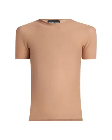Giorgio Armani Short Sleeve Cotton Sweater | Thumbnail 1 Giorgio Armani Short Sleeve Cotton Sweater | Thumbnail 1