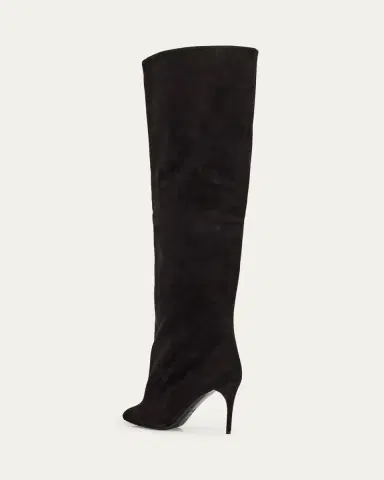 ALAIA Cuissardes Stiletto Leather Knee Boots | Thumbnail 2