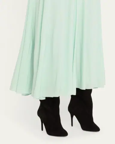ALAIA Cuissardes Stiletto Leather Knee Boots | Thumbnail 3