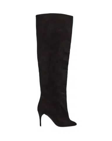 ALAIA Cuissardes Stiletto Leather Knee Boots | Thumbnail 1
