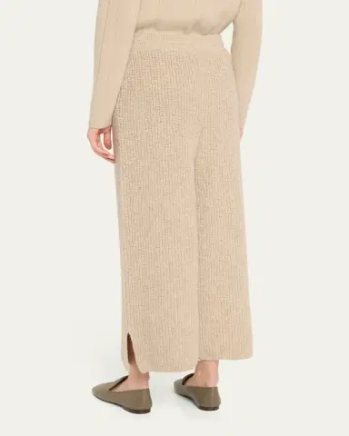 Loro Piana Valduggia Drawstring Cashmere GG 5 Pants | Thumbnail 3